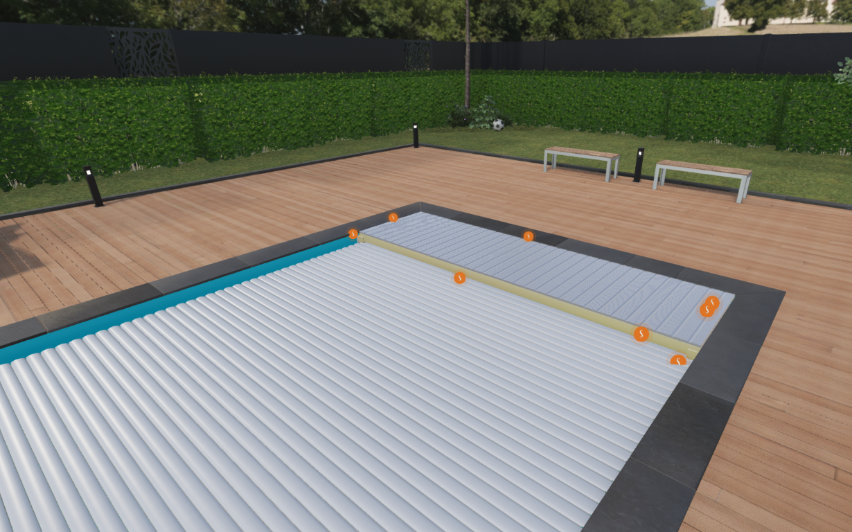 Pool unterflur abdeckung Coverdeck