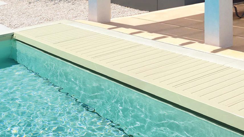 Lamellenabdeckung Unterflur für Pools