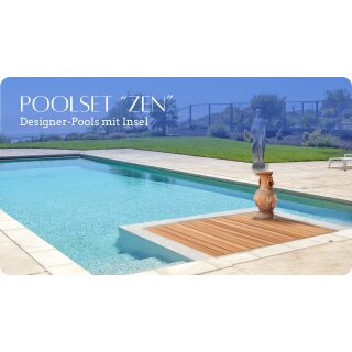 Zen Pools - mit Insel