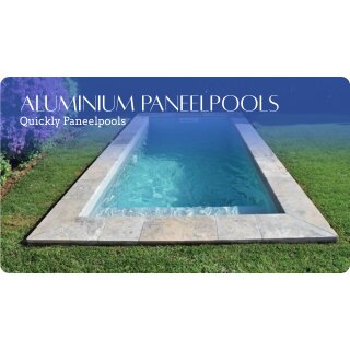 Mit dem korrosionsfreien Poolbausystem aus...
