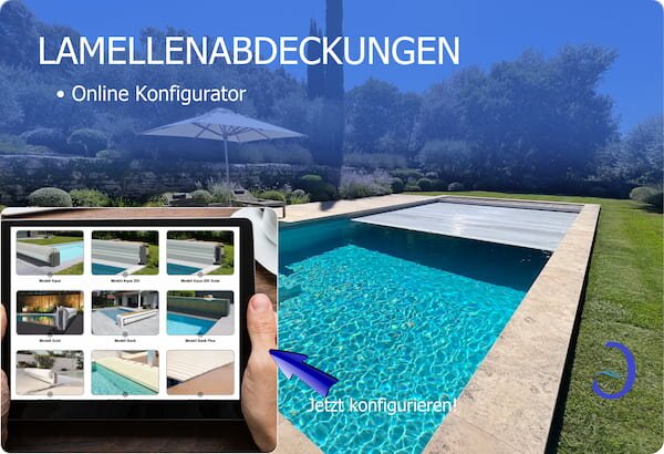 Poolabdeckung nach Mass mit Online Konfigurator