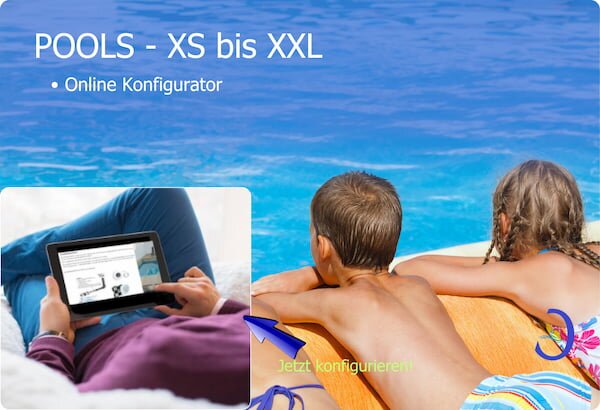 Pool nach Maß mit Konfigurator