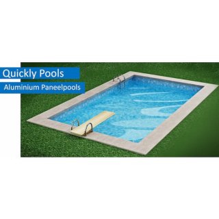 Quickly-Poolset , Höhe 1,50 m, Komplettset 4,00 x 1,50m