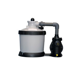 Sandfilteranlage MGi-400, 4 m³/h, komplett mit Pumpe, Anschlüssen und Bodenplatte