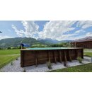 Massivholzpool "Select", Modell Rechteckig, Innenmaße