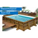 Massivholzpool "Select", Modell Rechteckig,...