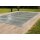 Stangenabdeckung Easy pro m2 inkl. Handkurbel, Lichtgrau