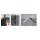 Stangenabdeckung Easy pro m2 inkl. Handkurbel, Lichtgrau
