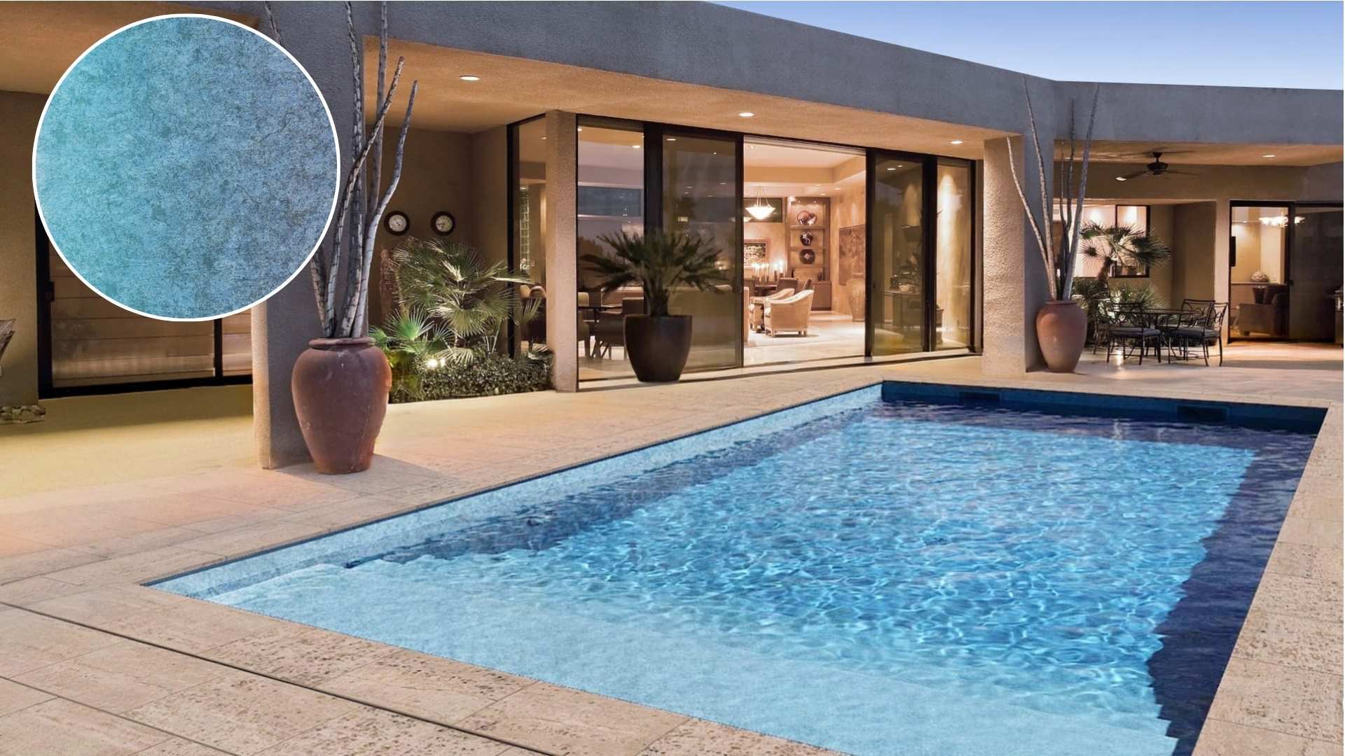Poolfolie 3D Blue