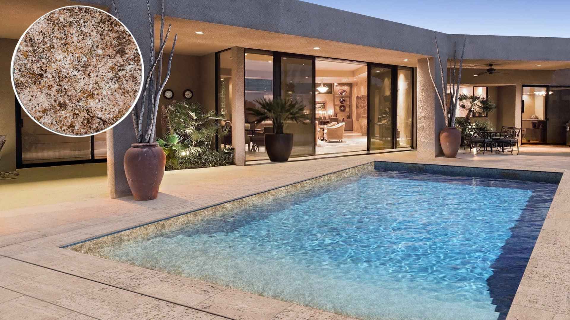 Poolfolie Granite Gold